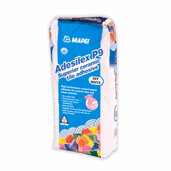 Mapei Adesilex P9 Cement-Based Tile Adhesive Off White 20kg